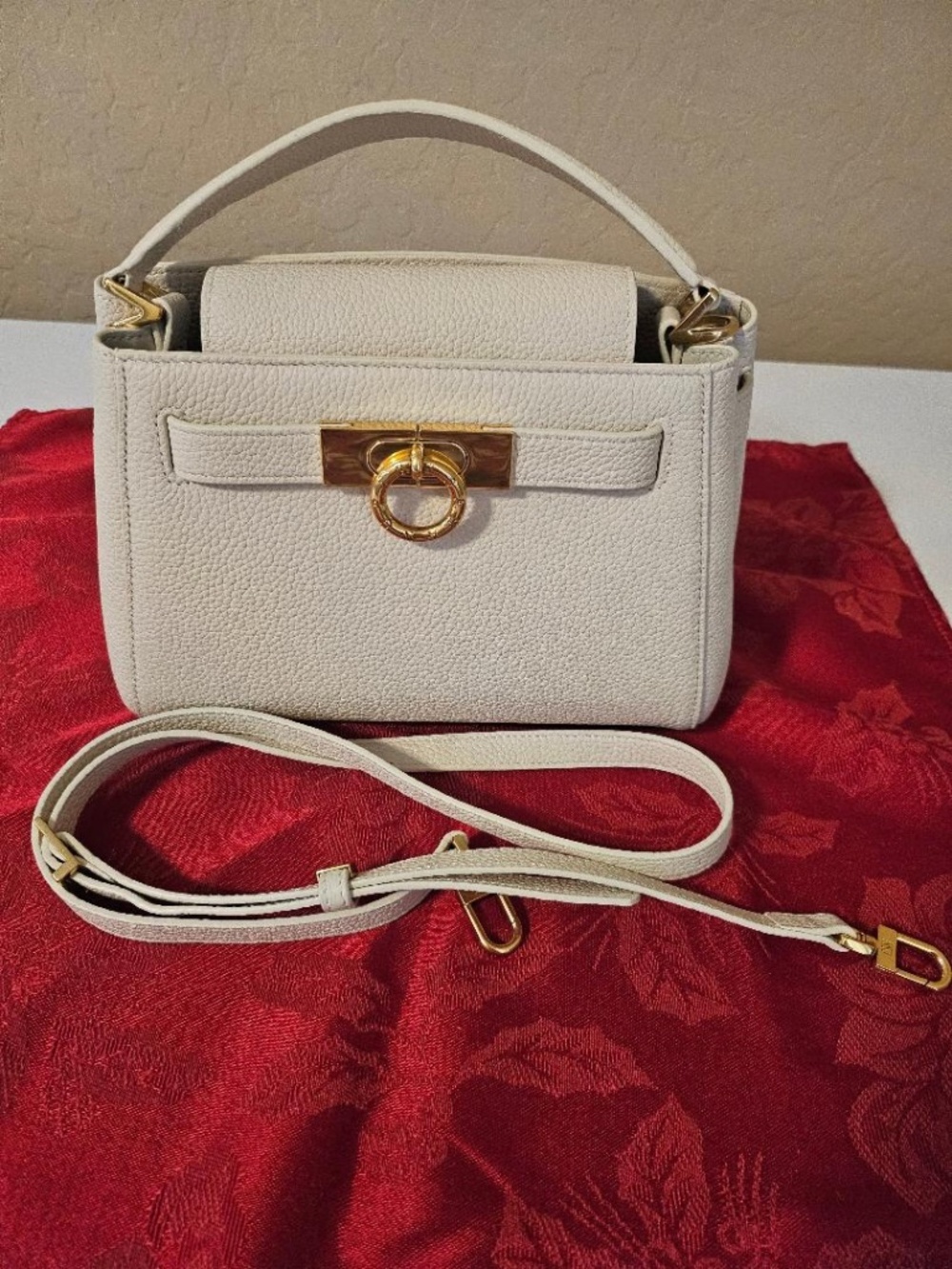 Parisa Wang Micro Madison Satchel Cream Color